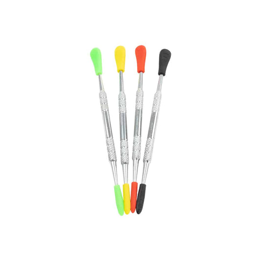 Silicone Tipped Silver Dab Tool image 1