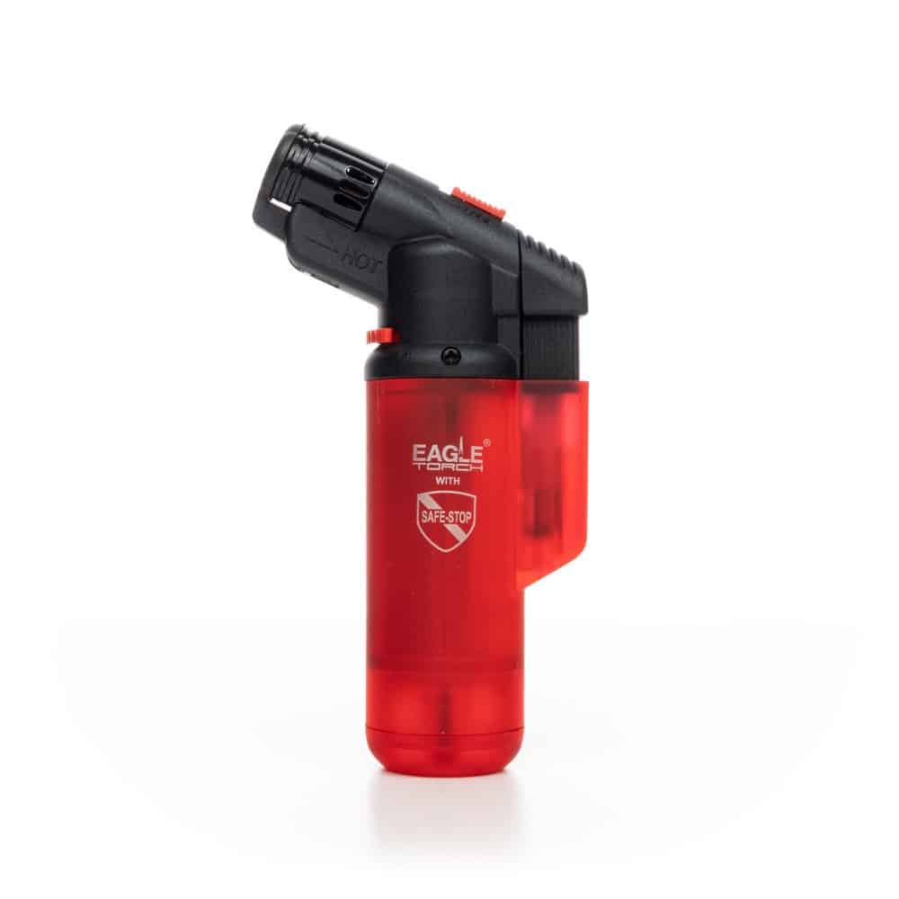Eagle Torch 4.5" Mighty Angle Dual Torch Lighter - Red image
