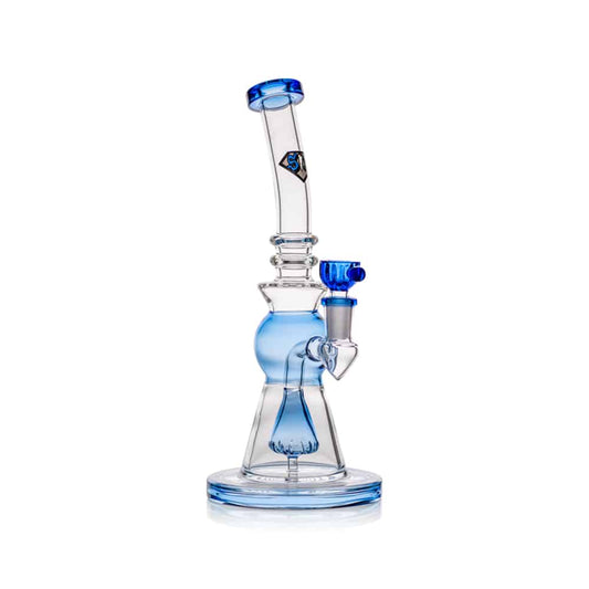 SIK 10" Pyramid Perc Bong w/ Ash Catcher image 1