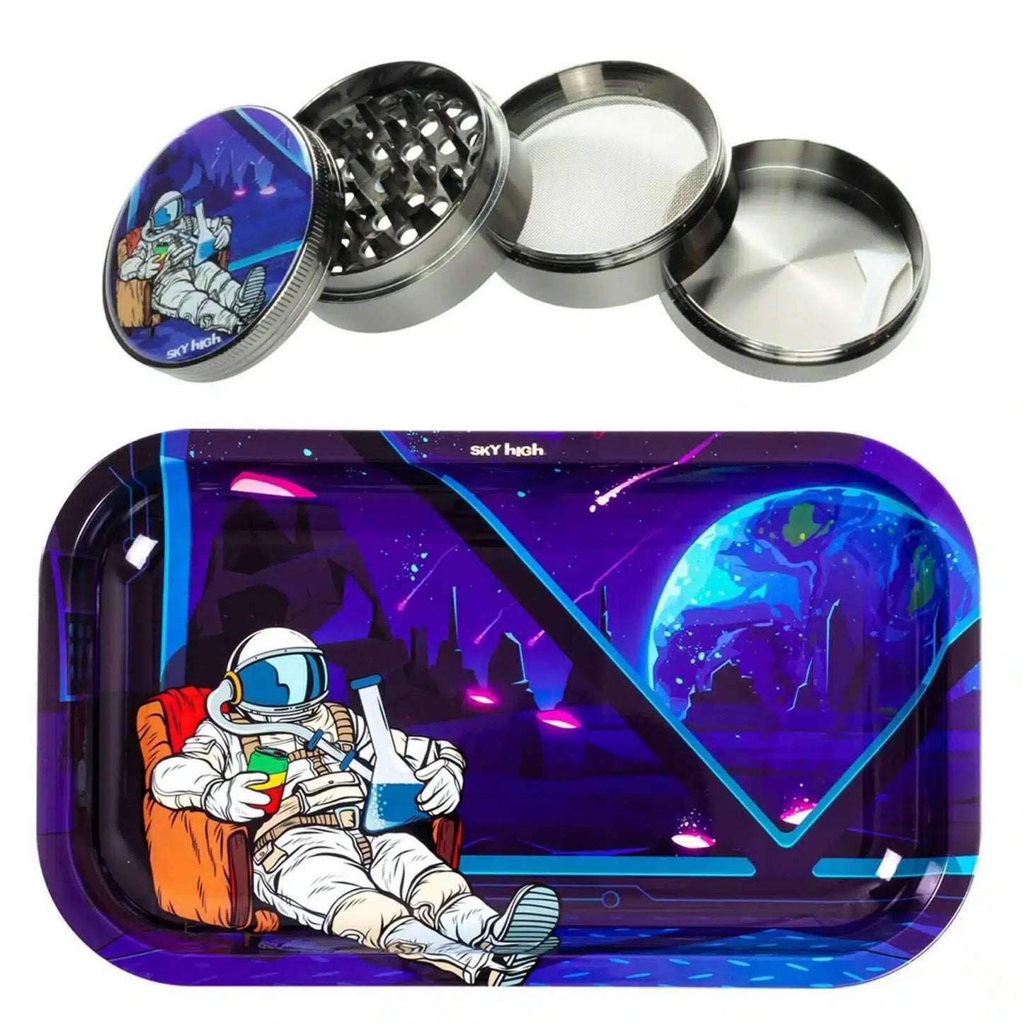 Astro Chillin' Tray & Grinder Gift Set image 2