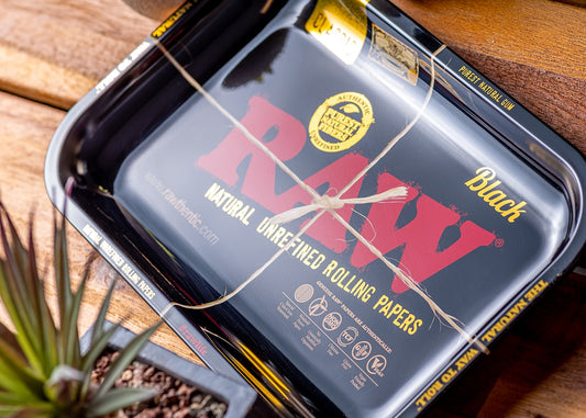 RAW Rolling Tray - Classic Black image 1