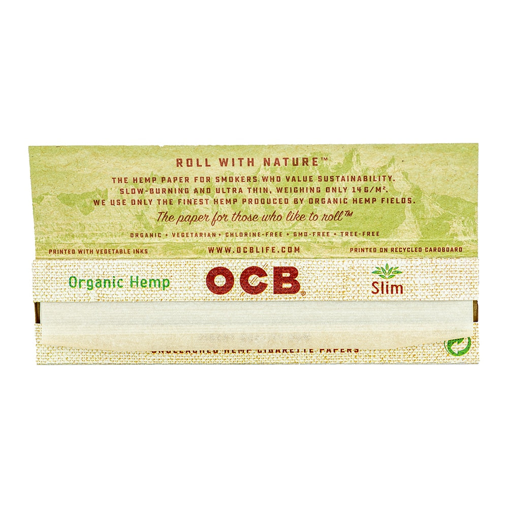 OCB Organic Hemp Rolling Papers - King Size Slim image 2