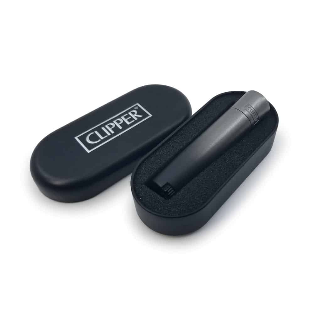 Metal Black Gradient Clipper Lighter image 0