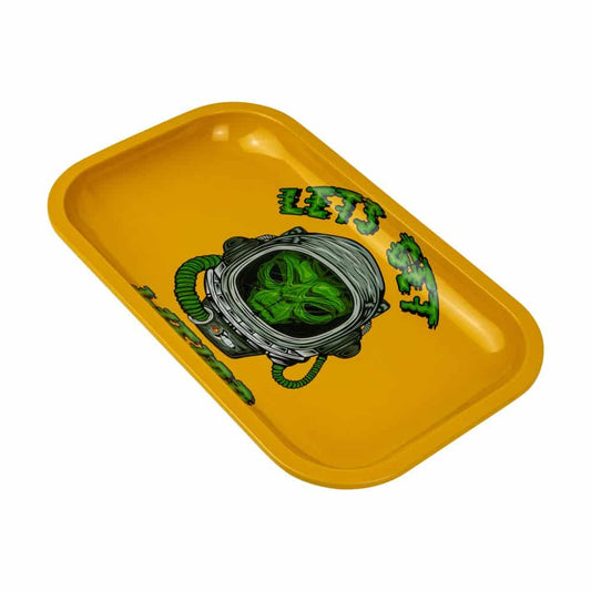 "Let's Get Weird" Alien Rolling Tray image 1