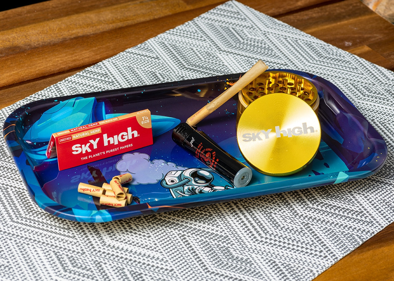 Hoverboarding Astronaut Rolling Tray image 6