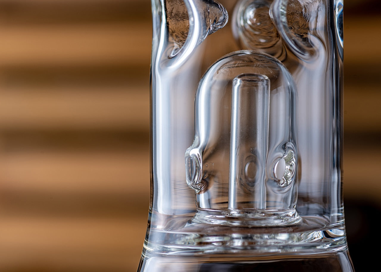 8" Dome Perc Mini Beaker Bong w/ Ice Catcher image 3