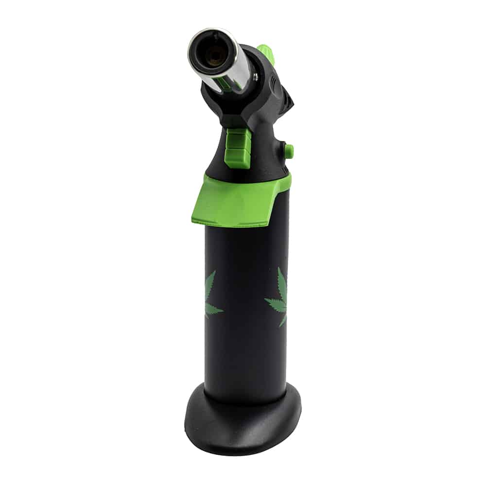 Scorch Torch - 8" Heavy Duty Torch - Green Leaf Design image 1