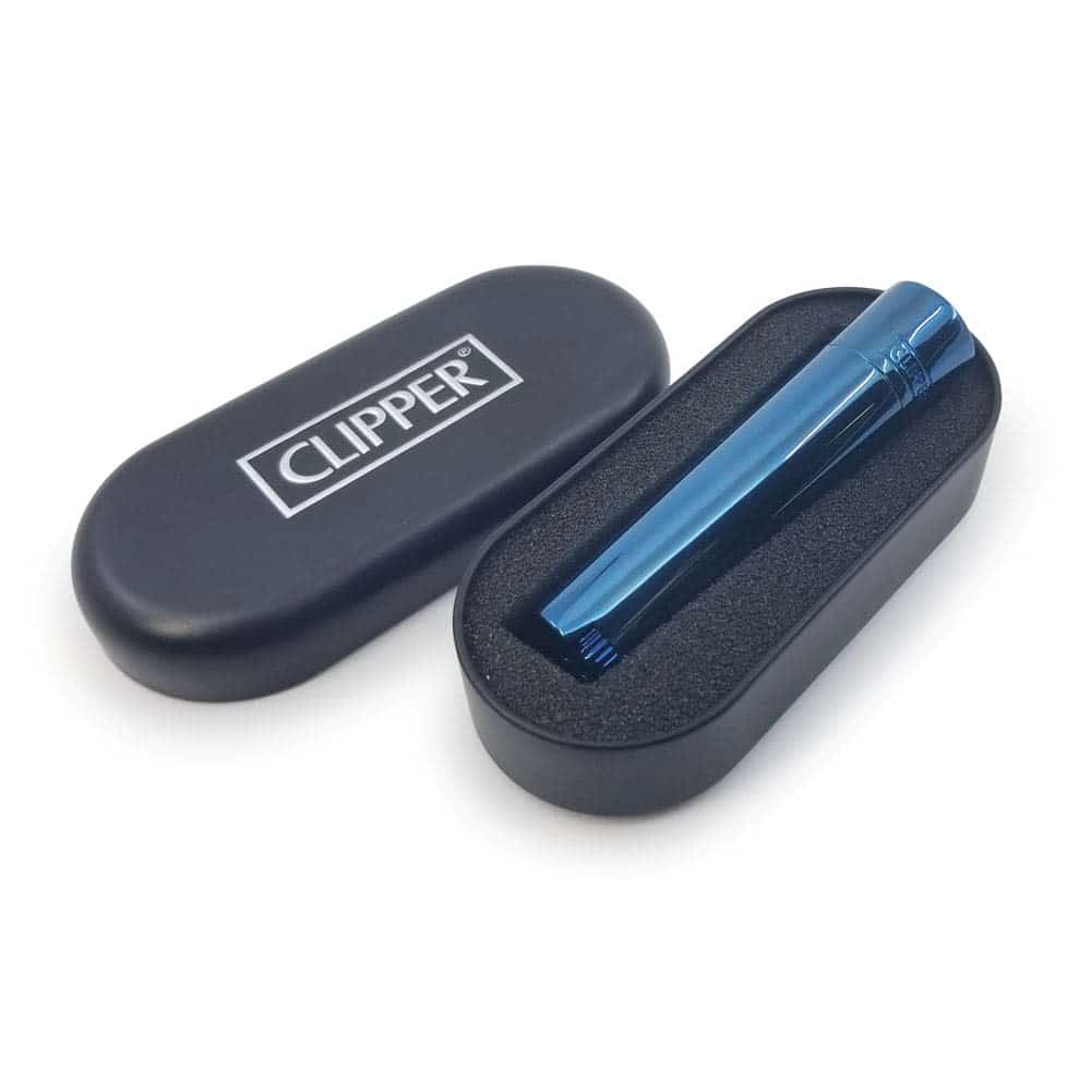 Metal Blue Clipper Lighter image 0