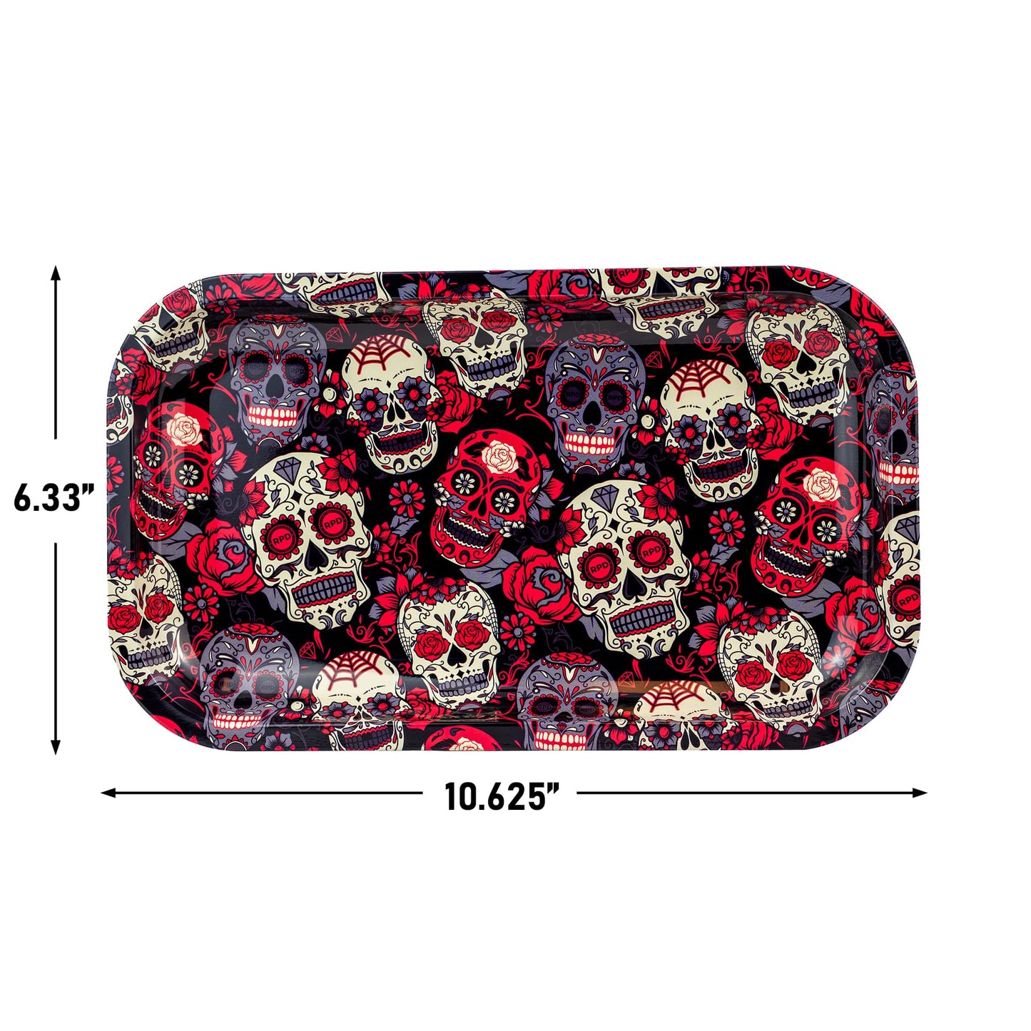 Candy Sugar Skulls Rolling Tray image 2