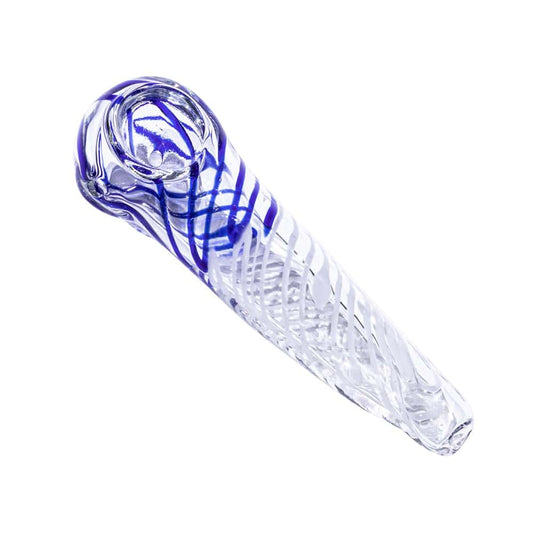 4" Glass Spoon Pipe image 1