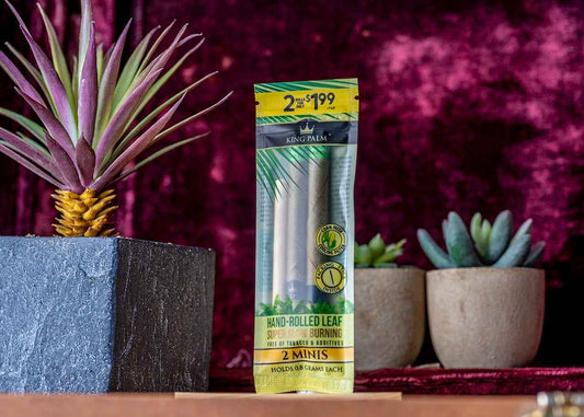 King Palm Mini Pre-Rolled Palm Leaf Wraps (2 Pack)