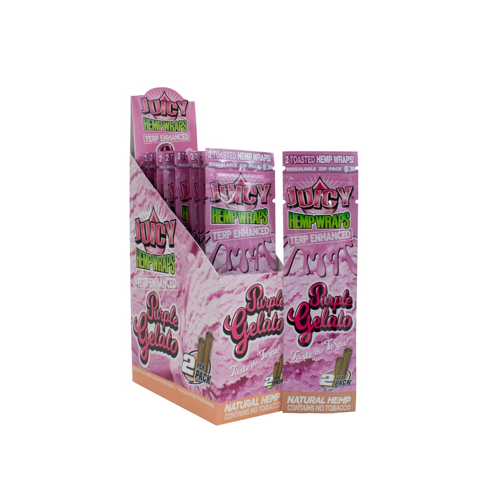 Juicy Jay's Terp Infused Hemp Wraps - Purple Gelato image 0