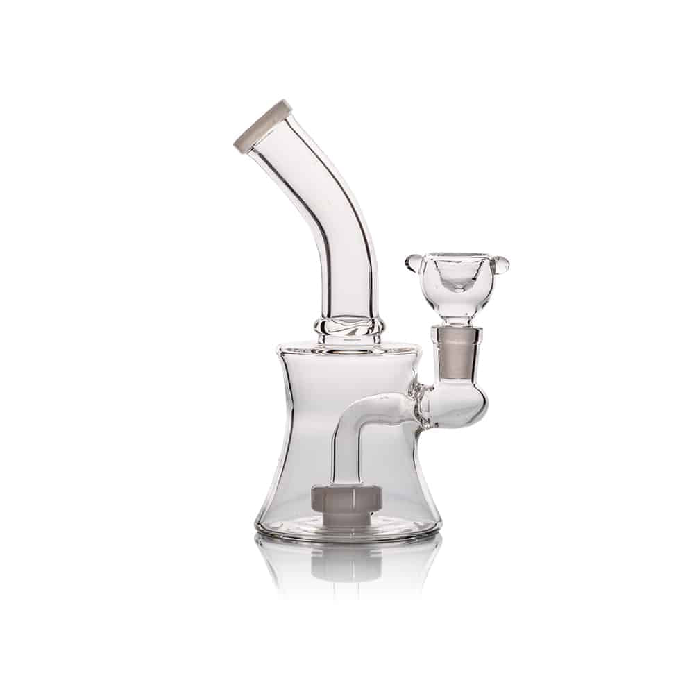 6.5" Circ Perc Bubbler Rig - White image