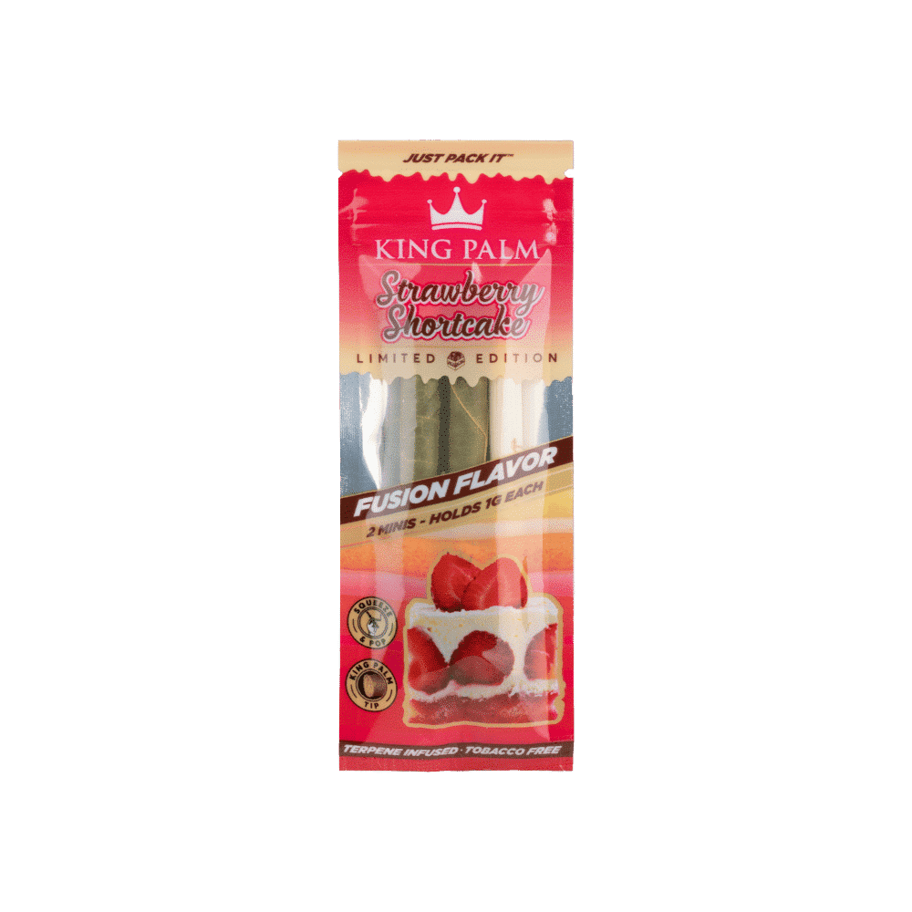 King Palm Flavored Leaf Rolls - Strawberry Shortcake image 0