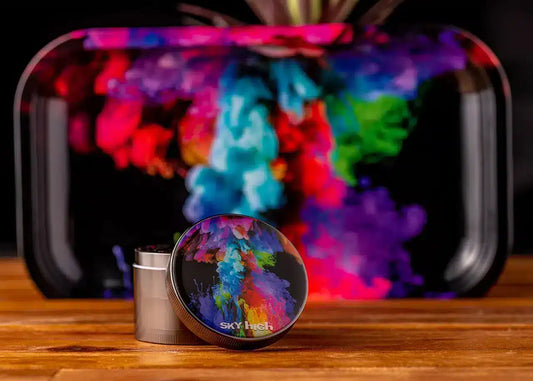 Rainbow Ink Tray & Grinder Gift Set image 0