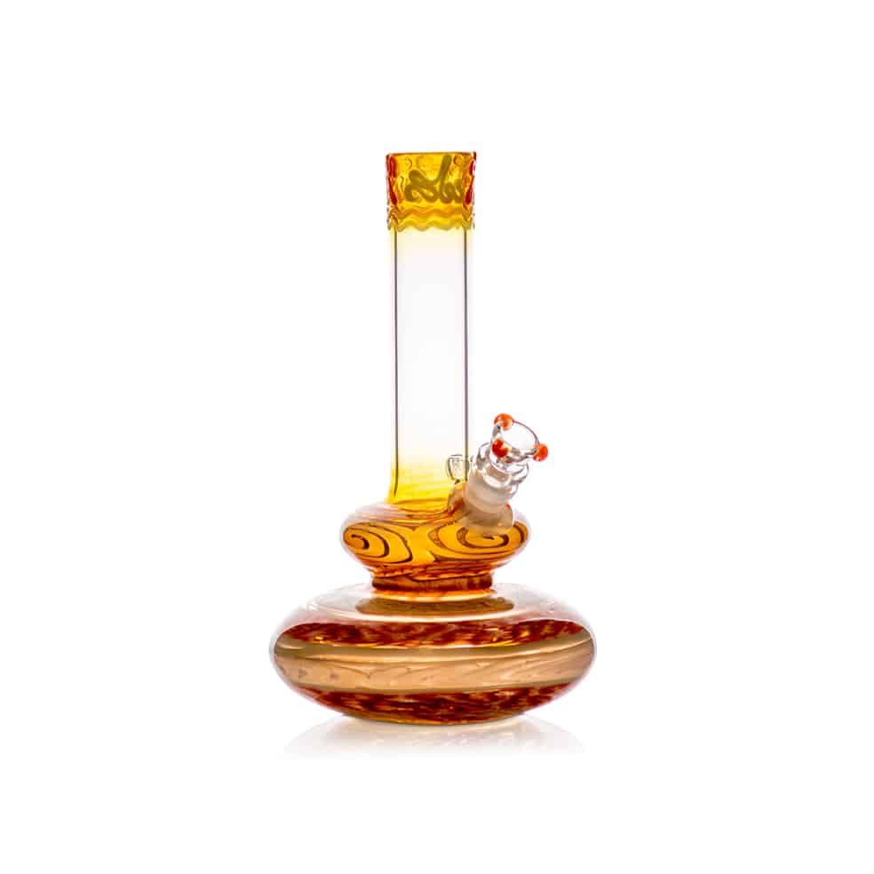 HVY Glass Double Bulb Beaker Bong image 1