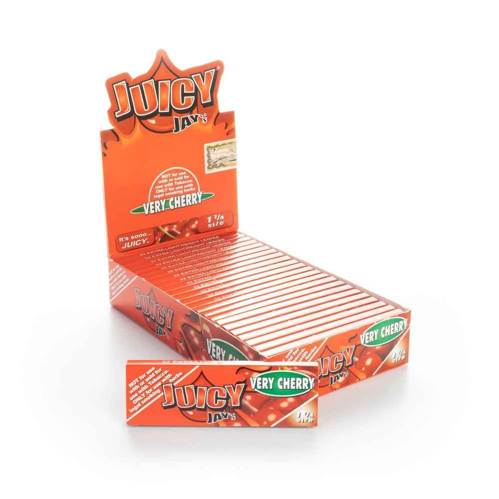 Juicy Jay's Rolling Papers - Very Cherry - 1 1/4"