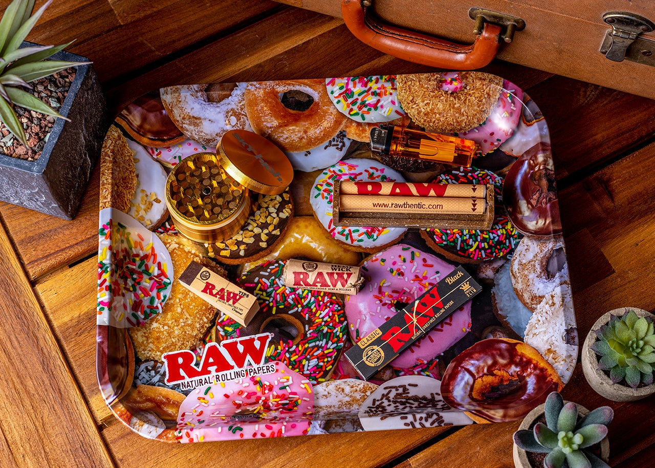 RAW Rolling Tray - Donuts image 2