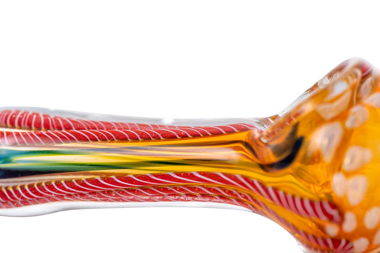 3.5" Gold Fumed Honey Spoon Pipe image 5