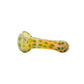 4" Silver Fumed Colorful Dotted Spoon Pipe image 3