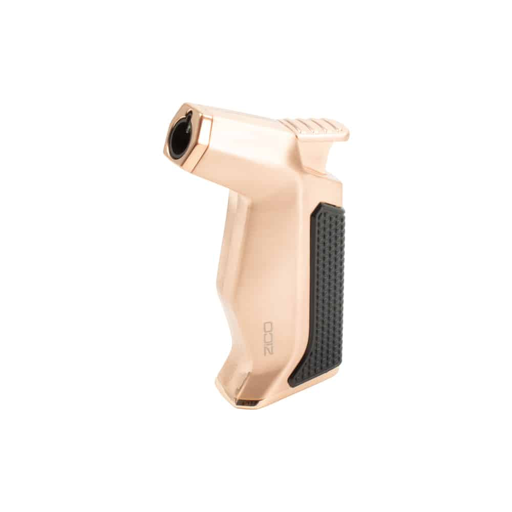 Zico Torch ZD-79 Single Jet Flame Lighter With Cigar Punch - Copper image