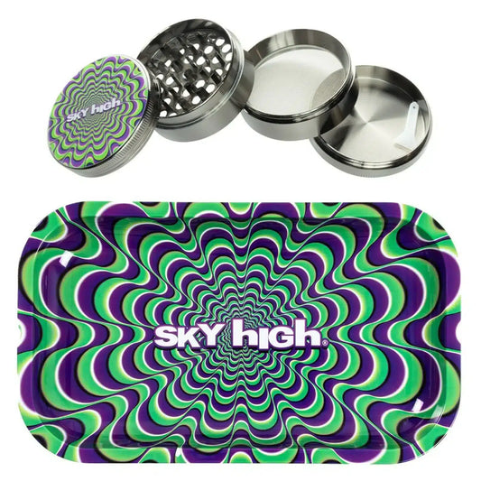 Trippy Tray & Grinder Gift Set image 1