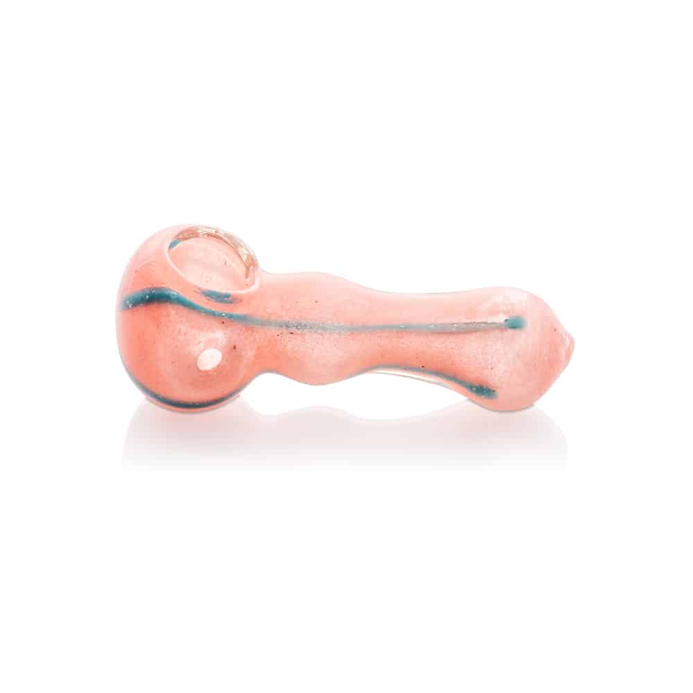 2.5" Frit Swirl Peanut Spoon Pipe image 4