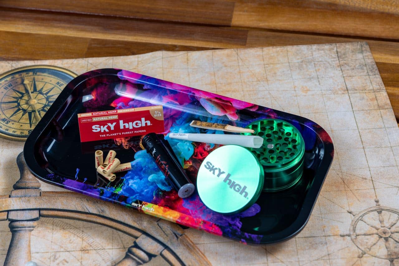 Sky High Rolling Tray - Rainbow Ink image 5