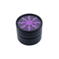 Lightning Bolt 4-Piece Herb Grinder - 63mm - Purple image