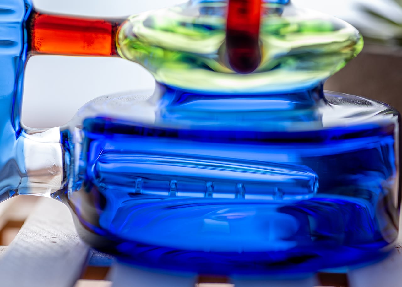 6.5" Honey Drop Inline Perc Dab Rig image 5