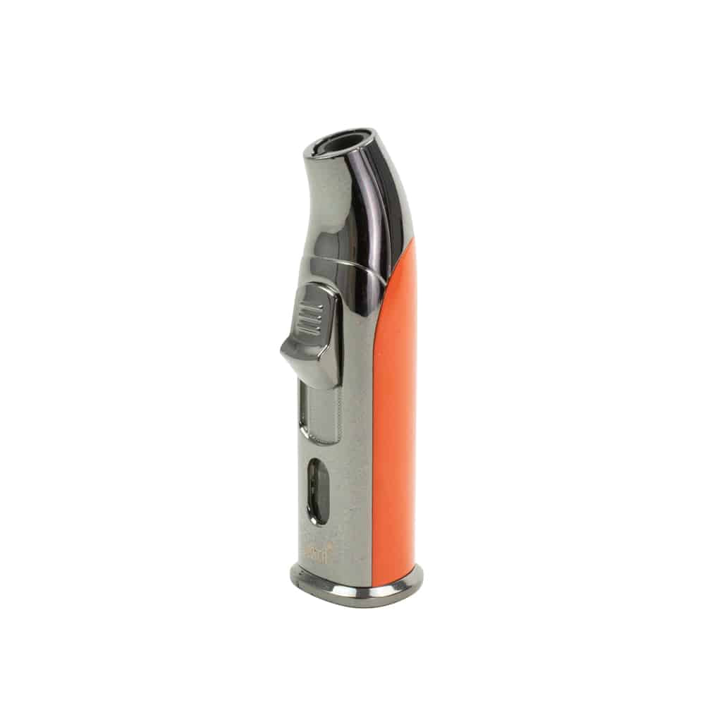 Scorch Torch Easy Grip With Cigar Punch - Single Jet Flame Lighter - Orange image