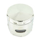 Oval Windowed 4-Piece Grinder - 63mm - Silver image