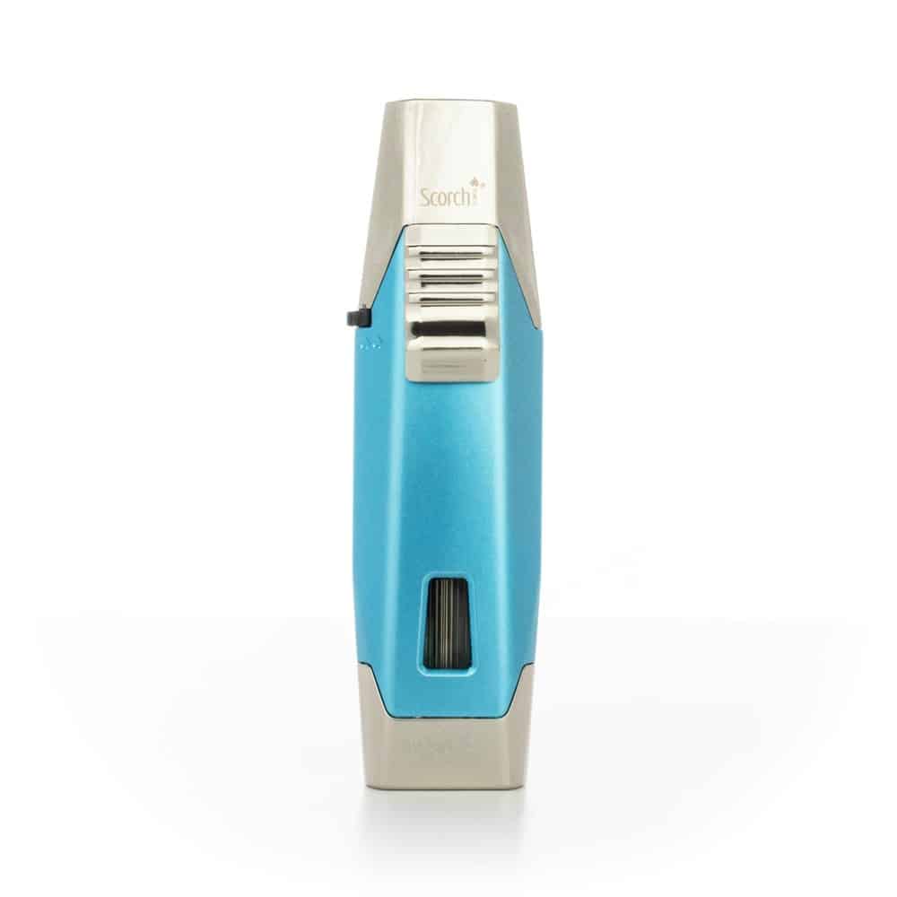 Scorch Torch Shifter - Adjustable Dual Jet Flame Lighter - Light Blue image