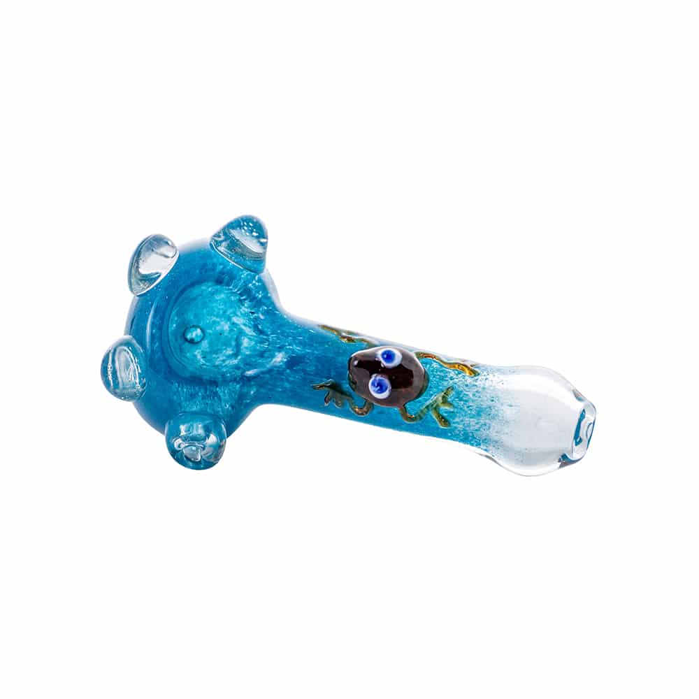 4.5" Googly Eye Reptile Spoon Pipe image 3