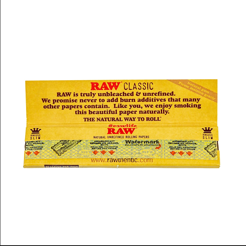 RAW Classic Rolling Papers - King Size Slim image 2