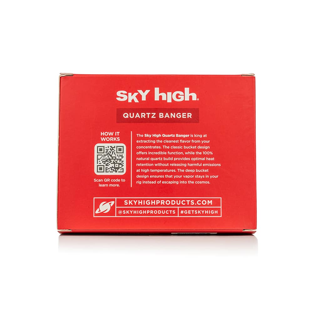 Sky High Quartz Banger - 45° Angle image 2