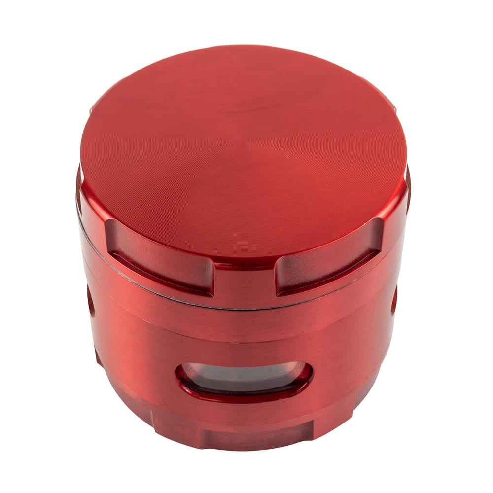 Oval Windowed 4-Piece Grinder - 63mm