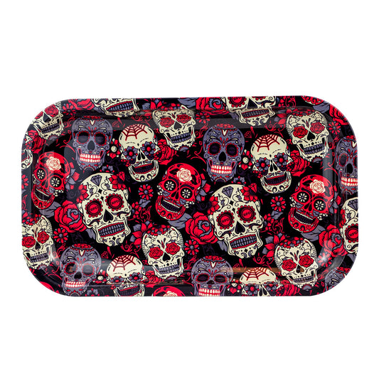 Candy Sugar Skulls Rolling Tray image 0