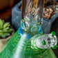 HVY Glass 12" Raked Green Beaker Bong image 4