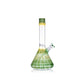 HVY Glass 12" Raked Green Beaker Bong image 0