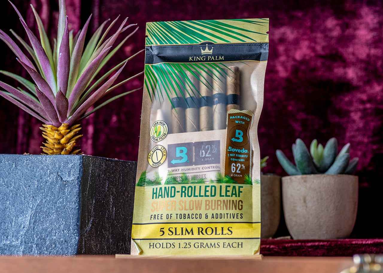 King Palm Slim Pre-Rolled Palm Leaf Wraps (5 Pack)
