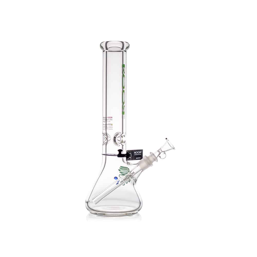 RooR 14" Beaker Bong - Green image 0