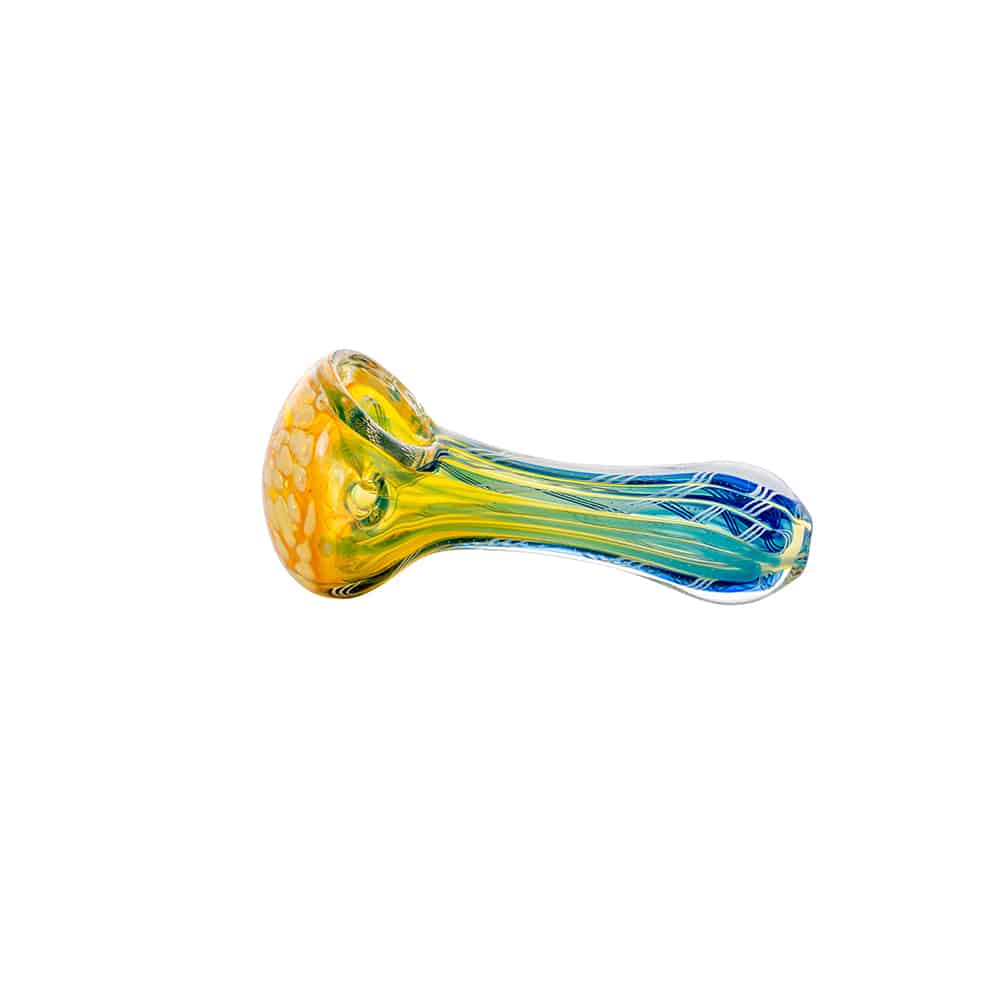 3.5" Gold Fumed Honey Spoon Pipe image 2