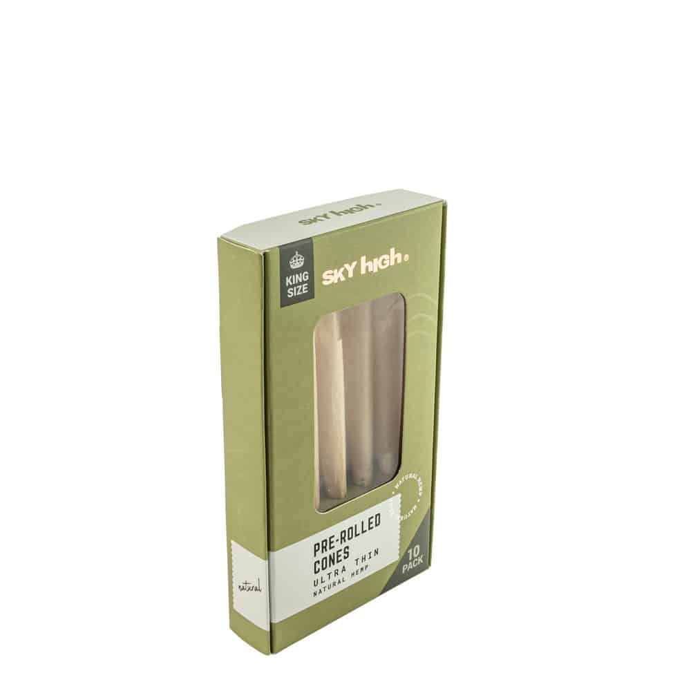 Sky High Natural Hemp Pre-Rolled Cones - King Size image 1