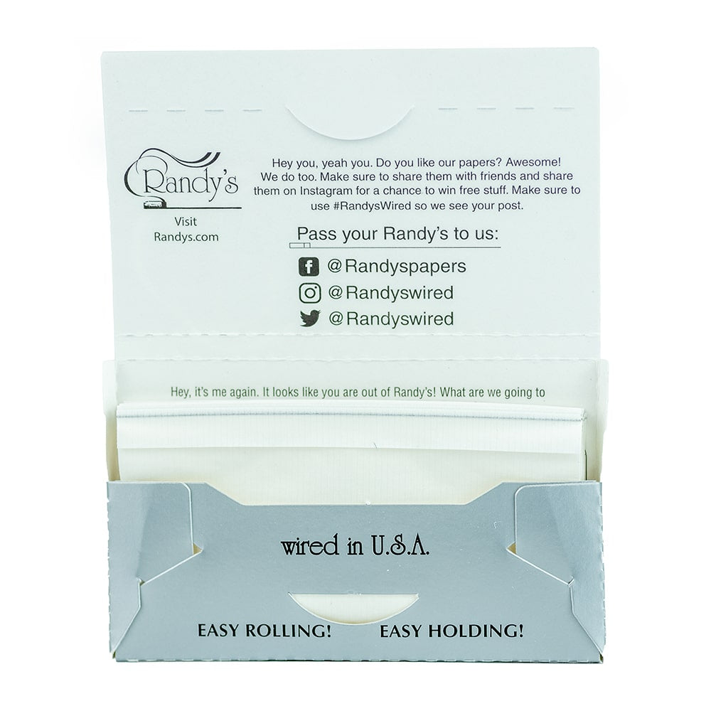 Randy's Wired Rolling Papers - 1 1/4" image 2