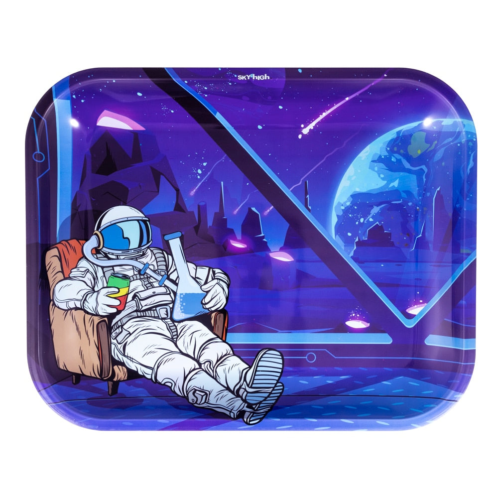 Sky High Rolling Tray - Astronaut - Large image