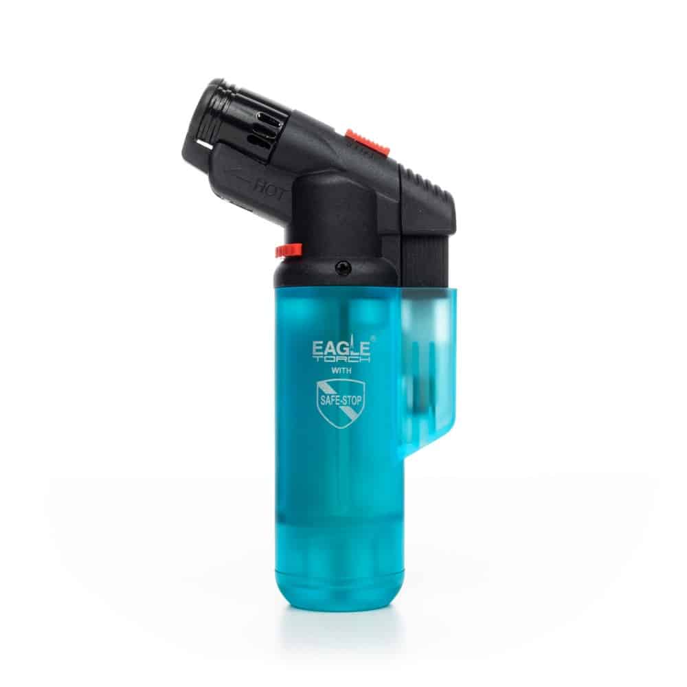 Eagle Torch 4.5" Mighty Angle Dual Torch Lighter - Blue image