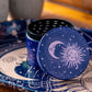 Puff Plate Sun &amp; Moon | Matching Tray &amp; Grinder Set image 3