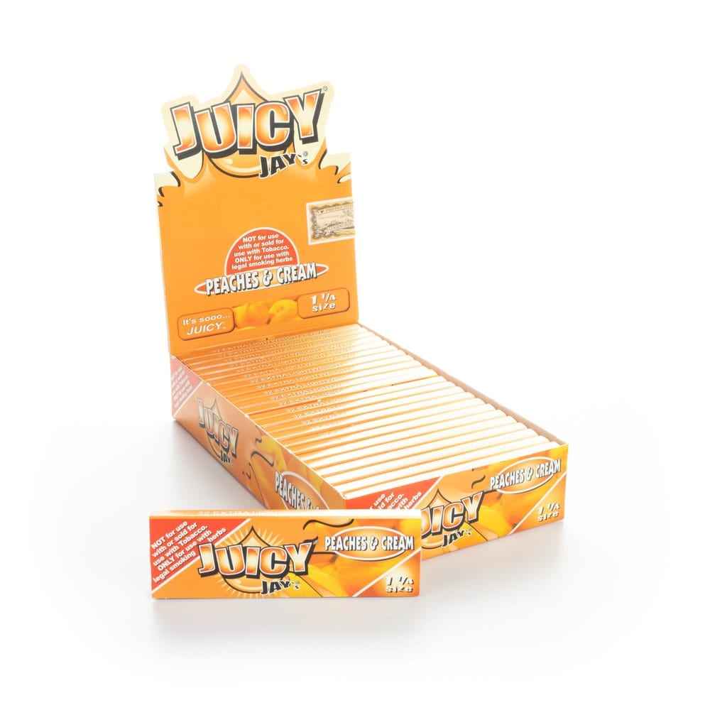 Juicy Jay's Rolling Papers - Peaches N Cream - 1 1/4"