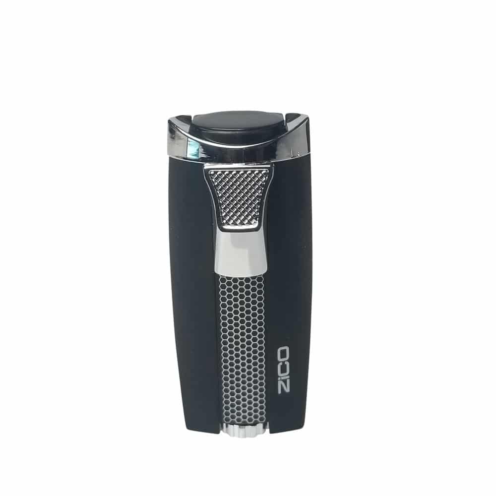 Zico Torch ZD-21N Adjustable Dual Jet Flame Lighter - Black image